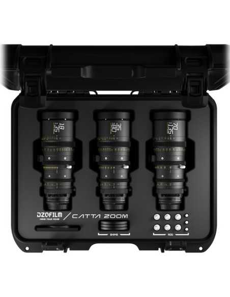 DZOFilm Bundle 3 Obiettivi Catta FF 18-35/35-80/70-135mm T2.9 (Sony E, Nero)
