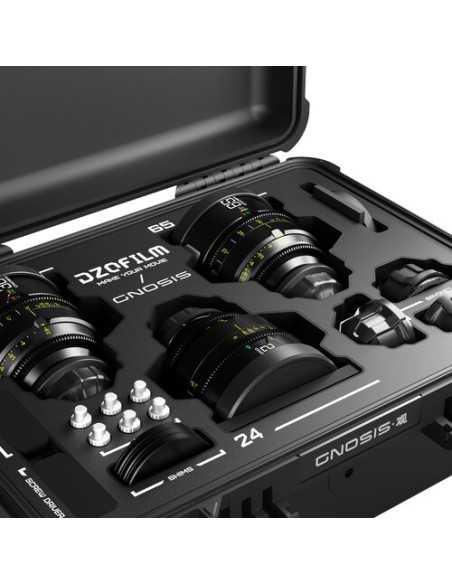 DZOFilm 24, 32, 65mm T2.8 Gnosis Macro Prime 3-Lens Kit (LPL with PL & EF Mounts, Meters)