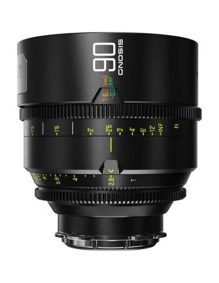 DZOFilm Obiettivo Gnosis Macro Prime 90 mm T2.8 (LPL con attacchi PL ed EF, piedi)