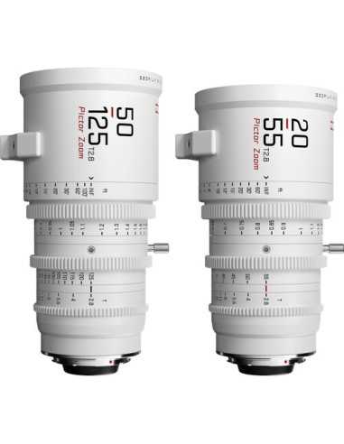 DZOFilm PICTOR ZOOM 2x Lens Bundle 20-55/50-125mm PL | EF - White