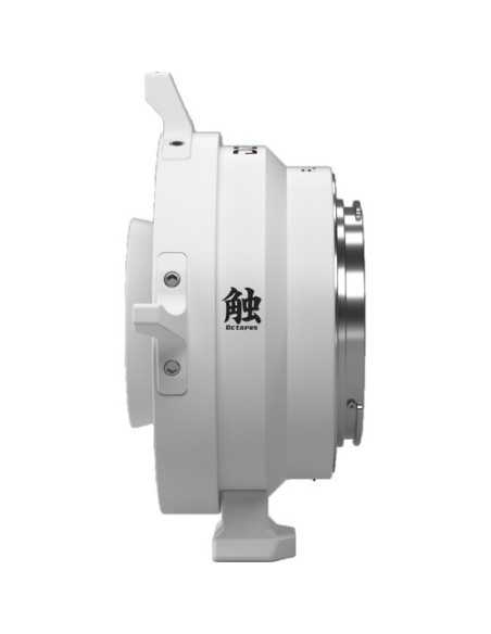 DZOFilm Adattatore Octopus PL su fotocamera con attacco RF - Bianco