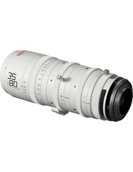 DZOFilm Catta 35-80mm T2.9 Cine Zoom Lens-Attacco E (Bianco)