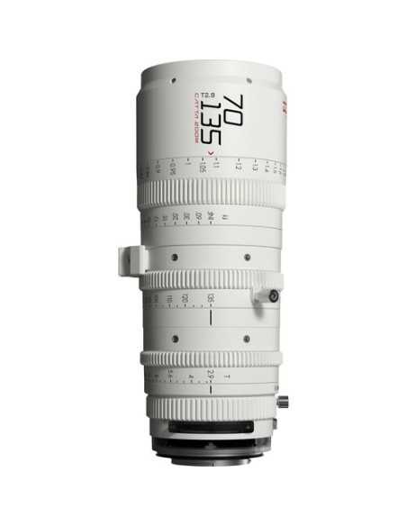 DZOFilm Catta 70-135mm T2.9 Cine Zoom Lens-Attacco E (Bianco)