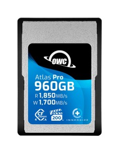 OWC 960GB Atlas Pro CFexpress Type A Schede da 960 GB - VPG 200, adattatore CFX da A a B incluso