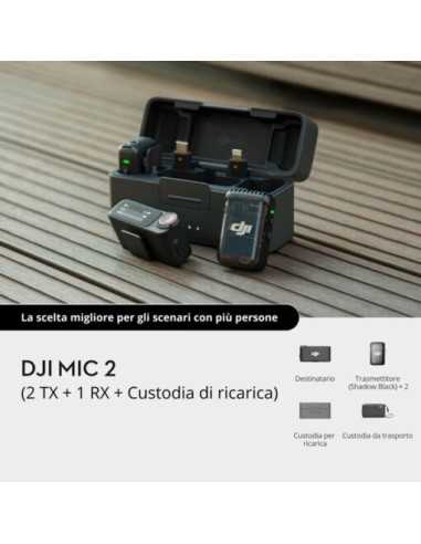 DJI Mic 2 2-Person Compact Digital Wireless...