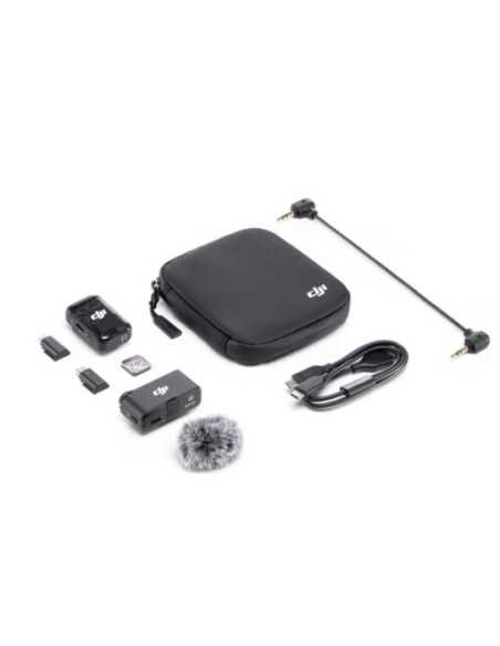 DJI Mic 2 Compact Digital Wireless Microphone System/Recorder for Camera & Smartphone (2.4 GHz)