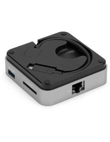 OWC 6-Port Travel Dock 100W- Space Gray (ethernet)