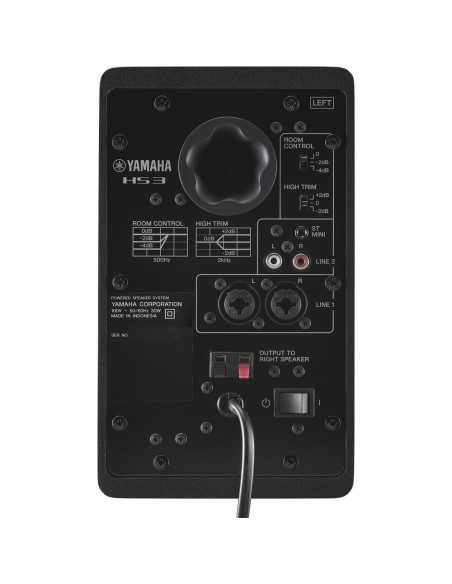Yamaha HS3 Active 3.5" 2-Way Studio Monitors (Black)