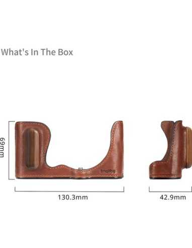 Smallrig Leather Half Case for Panasonic LUMIX S9