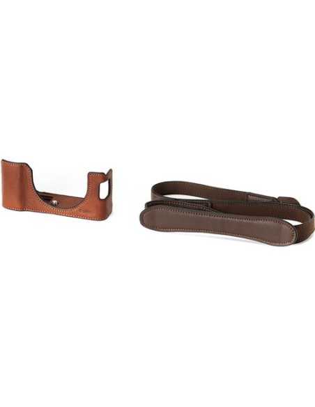 SmallRig Leather Half Case Kit for FUJIFILM X100VI (Brown)