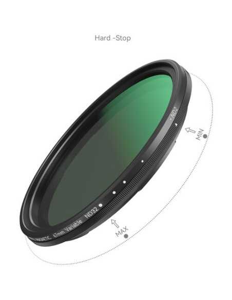 SmallRig Attachable VND Filter Kit ND2-ND32 (1-5 Stop) with M-mount Filter Adapter 67mm