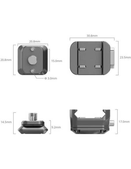 SmallRig HawkLock H21 Universal Quick Release Mount Plate Kit