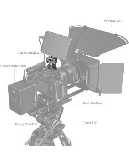 SmallRig HawkLock H21 Quick Release Monitor Support with NATO Clamp