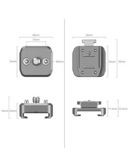 SmallRig HawkLock H18 Quick Release Support with Cold Shoe