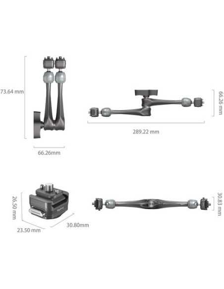 SmallRig HawkLock H21 Quick Release Rosette Magic Arm (11")