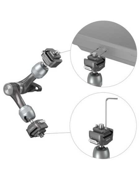 SmallRig HawkLock H21 Quick Release Rosette Magic Arm (7")