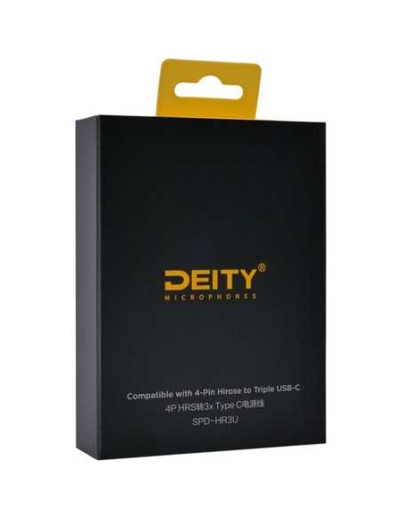 Deity Microphones SPD-HR3U (4-Pin Hirose a tripla USB-C)