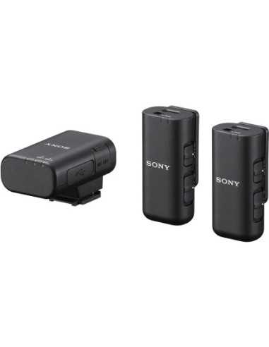 Sony ECM-W3 2-Person Wireless Microphone System...