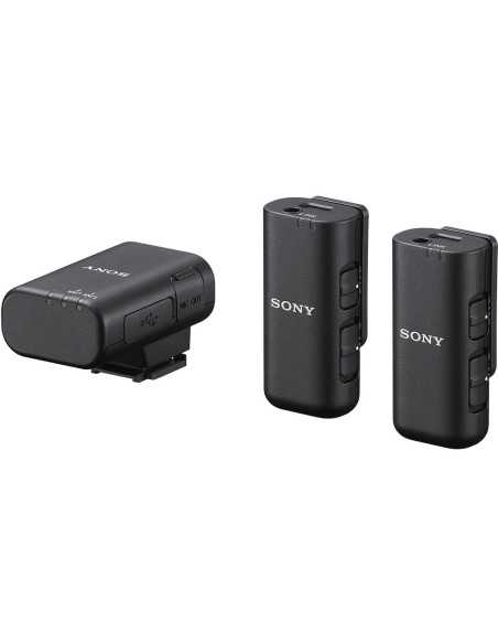 Sony ECM-W3 2-Person Wireless Microphone System with Multi Interface Shoe
