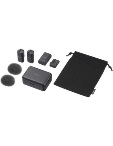 Sony ECM-W3 2-Person Wireless Microphone System...