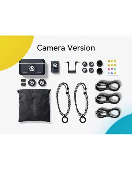 Hollyland LARK M2 CAMERA Wireless Camera-Mount Microphone System (2.4 GHz, Shine Charcoal)