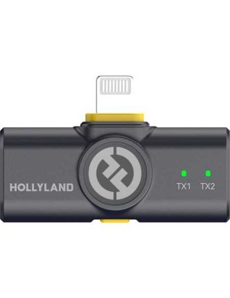 Hollyland LARK M2 with Lighting Plug Wireless Microphone System with Lightning Connector(2.4 GHz, Shine Charcoal)