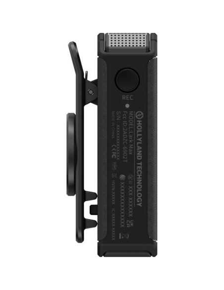 Hollyland LARK MAX TX microfono trasmettitore wireless a clip (nero)