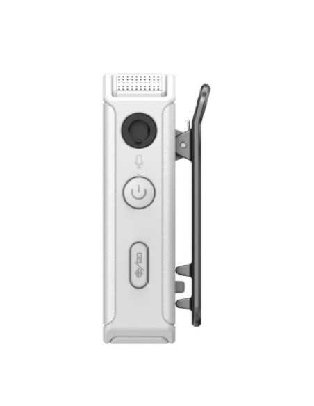 Hollyland LARK MAX TX microfono trasmettitore wireless a clip (Bianco)