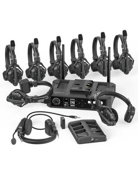 Hollyland Solidcom C1-HUB8S sistema intercom wireless full duplex con 9 cuffie e Hub Station