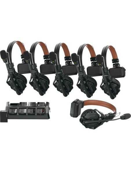 Hollyland Solidcom C1 Pro-6S sistema intercom wireless full duplex ENC con 6 cuffie