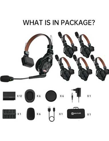 Hollyland Solidcom C1 Pro-6S sistema intercom...