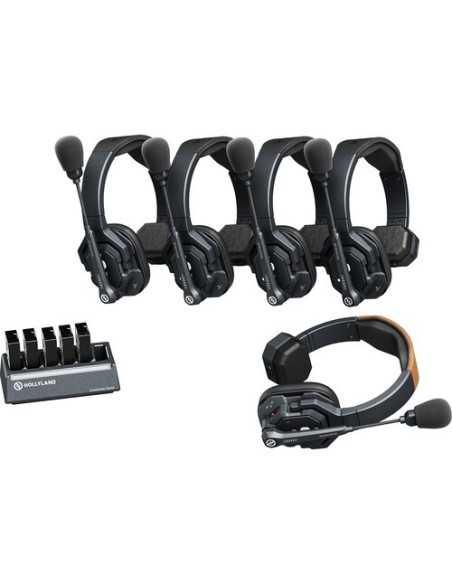 Hollyland Solidcom SE 5S Sistema interfonico con cuffia Monopadiglione full-duplex (2,4 GHz-Global version)