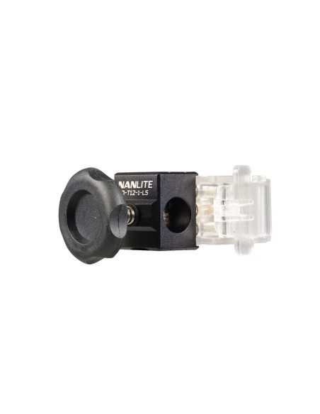 Nanlite T12 Clip per Tube Light con Ricevitore Baby Pin a 2 vie