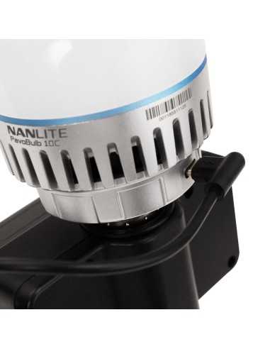 Nanlite Adattatore batteria NP-F per Pavobulb E27