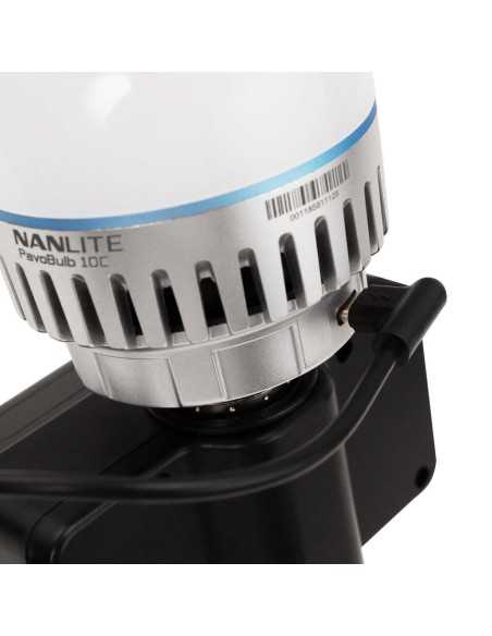Nanlite Adattatore batteria NP-F per Pavobulb E27