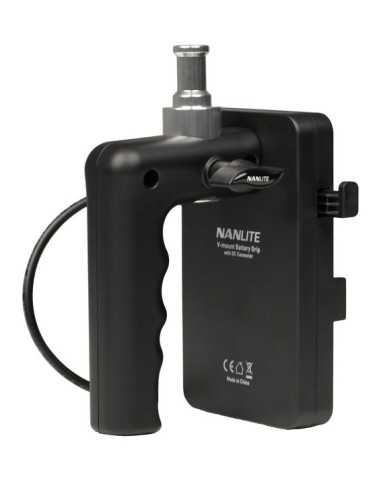 Nanlite V-mount Battery Grip with DC Connector...