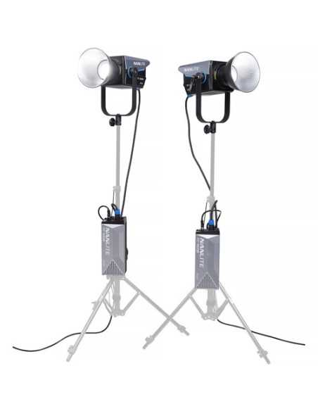 Nanlite FC-500B 2-Light Trolley Case Kit con Light Stand