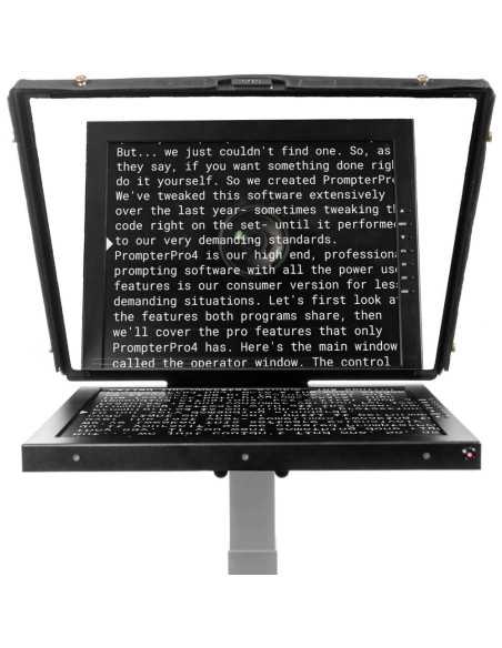 ikan 19" High-Bright SDI Teleprompter con Travel Kit