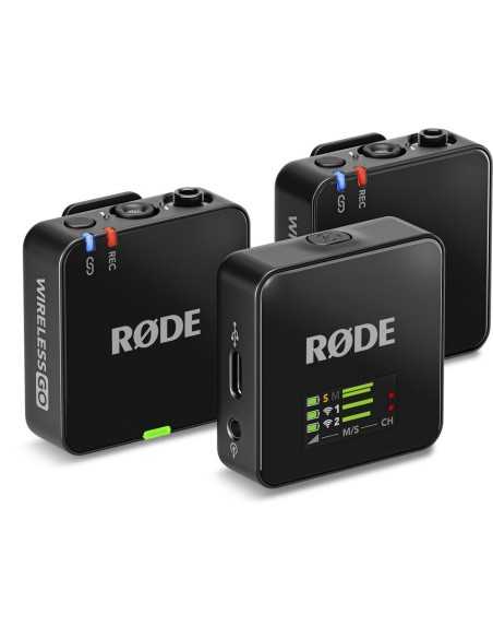 RODE Wireless GO (Gen 3) 2-Person Compact Digital Wireless Microphone System/Recorder (2.4 GHz, Black)