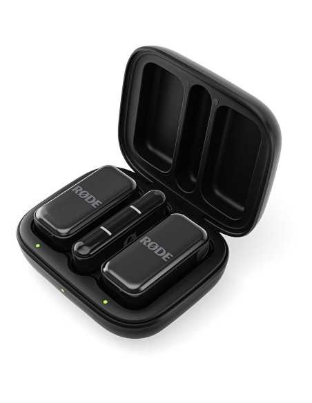 RODE Wireless Micro 2-Person Ultracompact Wireless Microphone System with USB-C Connector (2.4 GHz, Black)