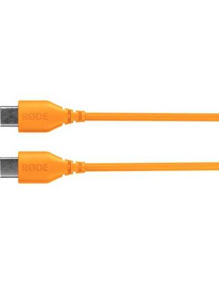 Rode Cavo SC22 Cavo USB-C a USB-C 30 cm (Arancione)