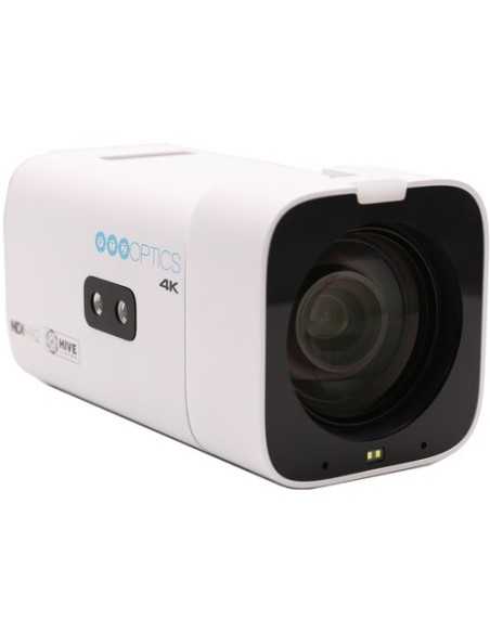 PTZOptics Videocamera Studio 4K con zoom ottico 12x (bianca)