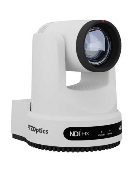 PTZOptics Move 4K SDI/HDMI/USB/IP PTZ Camera with 12x Optical Zoom (White)