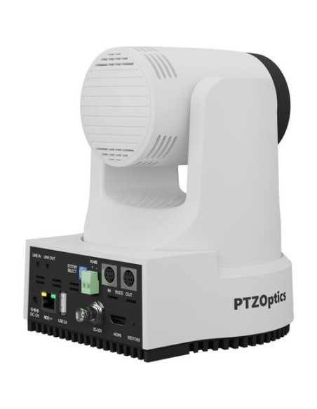 PTZOptics Move 4K SDI/HDMI/USB/IP PTZ Camera with 12x Optical Zoom (White)