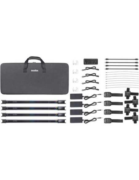 Godox Kit 4 illuminatori RGB TL60 DMX