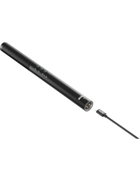 Rode NTG4+ Shotgun Microphone with Digital Switches and Built-In Rechargeable Battery Rode NTG4+ Shotgun Microphone with Digital Switches and Built-In Rechargeable Battery