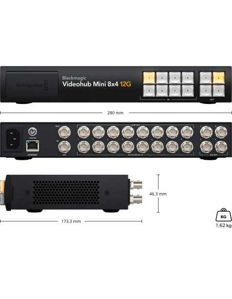 Blackmagic Design Videohub Mini 8x4 12G Router