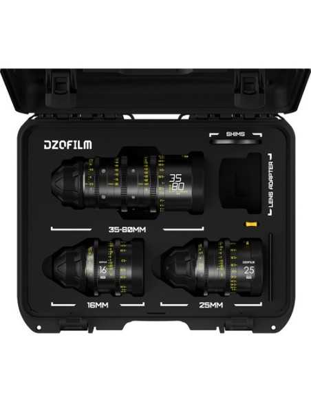 DZOFilm Y24 Educational Catta Ace 35-80mm + VESPID 16 & 25mm Lens Kit (ARRI PL)