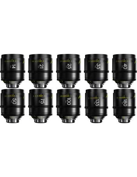 DZOFilm Arles 14/21/25/35/40/50/75/100/135/180mm FF/VV Prime Cine Lens (PL mount,meter)