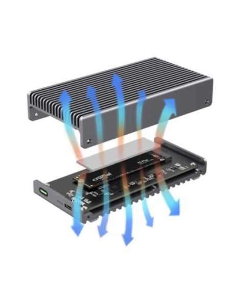 LMP SSD DataFlash USB4 0TB, NVMe PCIe SSD Enclosure USB4 (40 Gbit/s)